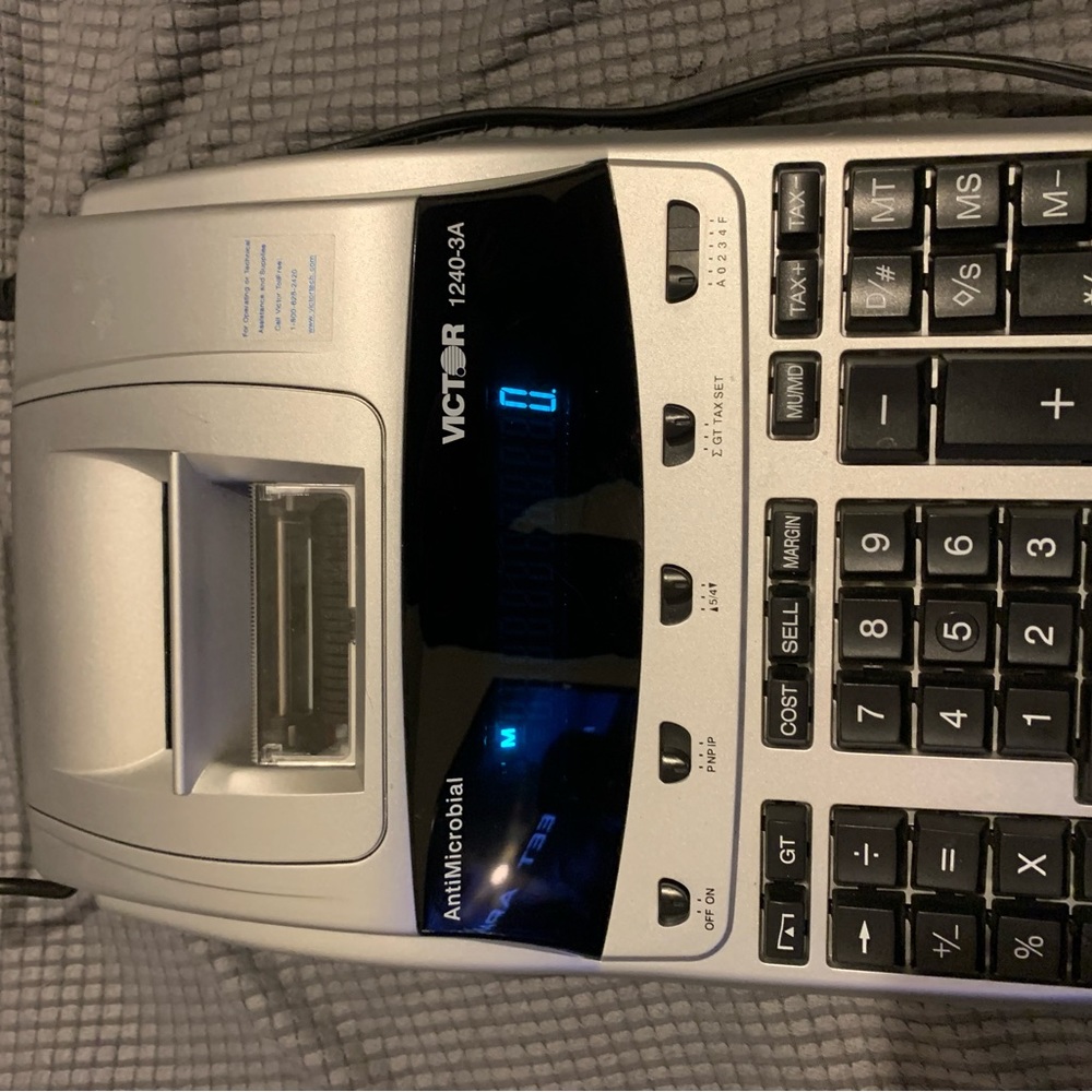 Vintage reciept printer